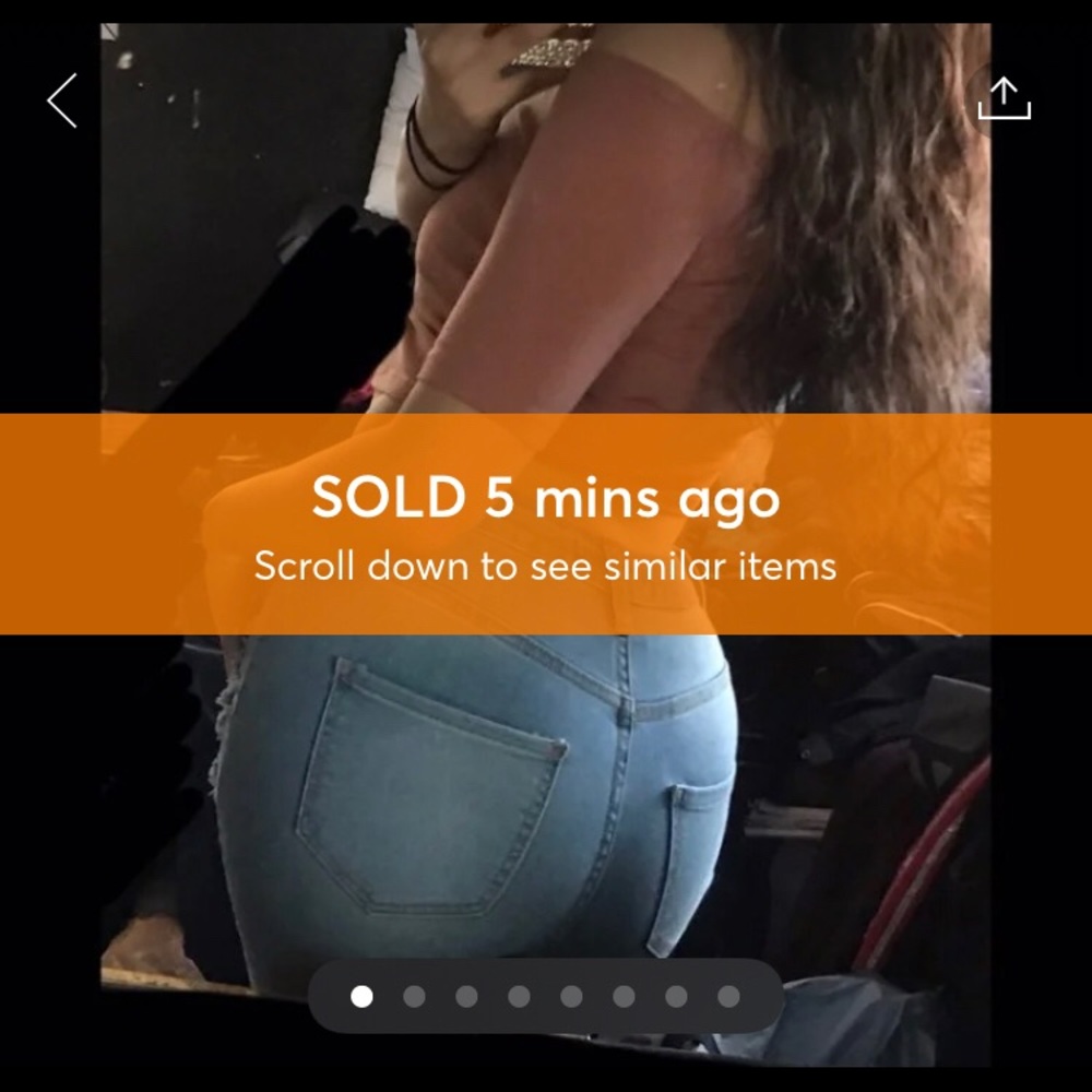SOLD! — Distressed Highwaisted Skinny Jeans